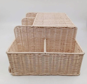 Cesta de Pañales Tejida Premium con Asas para Organización de Guardería, Almacenamiento de Bebés y Decoración de Habitación Infantil, Venta al por Mayor OEM ODM - Product Image 5