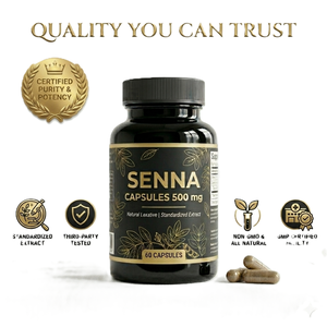 Cápsulas de Hoja de Senna 100% Naturales, 500mg, Suplemento Dietético, 60 Cápsulas para un Impulso de Energía Natural, Más Vendidas - Product Image 5