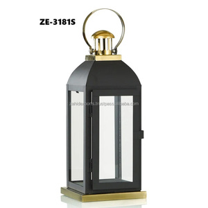 Porte-bougie moderne pour salles de spa et de méditation de luxe, accessoires, lanterne à bougie en fer avec finition mate, Zahid Exports - Product Image 3
