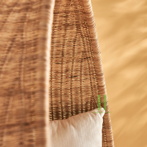 เก้าอี้หวายธรรมชาติไม่เหมือนใครพร้อมพนักพิงสูงเก้าอี้หมุนทอมือสำหรับห้องนั่งเล่นจาก hnh CRAFT คอลเลกชันใหม่ - Product Image 6