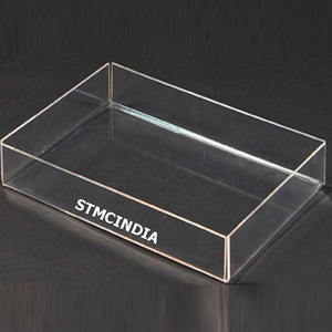 Trending Acrylic Display Serving Storage Tray For Tea Coffee Breakfast Customized <b>Clear</b> Lucite Tray For Home &Coffee <b>Table</b> Decor - Product Image 3