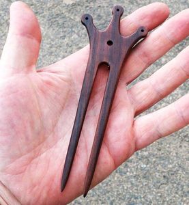 Wooden U Shape Hair Fork Handmade Natural Wood Hair <b>Pin</b> For Women <b>Bun</b> Stick Hair Accessories - Product Image 5