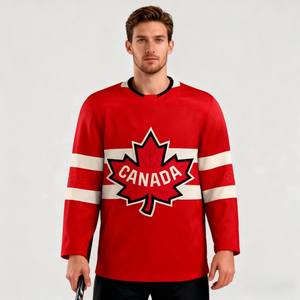 Maillots de hockey sur glace en polyester personnalisés OEM, sublimation numérique, broderie en twill, 260g, enfants et adultes, Eoin Winston Sports - Product Image 2