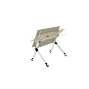 <b>Foldable</b> Modern Melamine Training Table TRY Leg Space Saving Multipurpose <b>Desk</b> Workshops Schools Offices Hotels AY Office System - Product Image 3