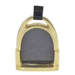 Luxury <b>Gold</b> Horse Stirrup Photo <b>Frame</b> Metal Crafts Handmade Picture Casement Gift Photoframe Table Decor For Home Office - Product Image 1