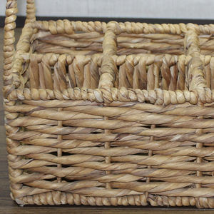 Artex Dong thap ตะกร้าหญ้าทะเลทำด้วยมือหัตถกรรมทอผ้าผักตบชวาธรรมชาติ - Product Image 5