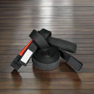 Ceinture BJJ à broderie personnalisée OEM armure de perles vêtements d'arts martiaux 100% coton avec logo personnalisé - Product Image 1