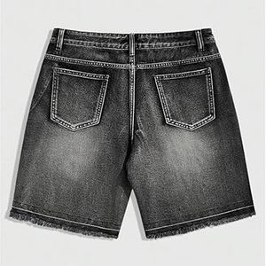 Short en jean de haute qualité à prix abordable, séchage rapide, avec strass, pour homme, style sport, été, vente chaude - Product Image 3