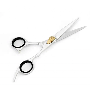 Ciseaux de coiffure professionnels 2024 de haute qualité en acier inoxydable chirurgical Tegra, 6 pouces, pour droitiers, 28 dents, manche moyen - Product Image 2