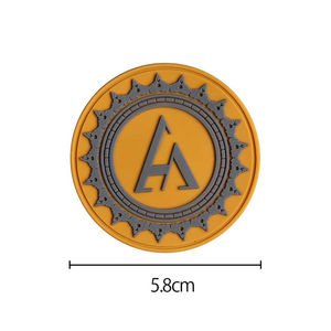 Parches de Goma con Logotipo Termoadhesivo Personalizado, Parches de Silicona en Relieve para Ropa, Etiquetas Tácticas Suaves, Parche de PVC de Goma - Product Image 1