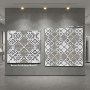 Carrelage de sol en céramique mosaïque résistant, 400x400 mm, en porcelaine, imperméable, 40x40 cm, fabriqué en Chine, prix d'usine en Inde - Product Image 2