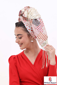 Custom <b>Printed</b> Head Scarf Lightweight Square Scarves Women Fashion <b>Accessories</b> Bulk Supply OEM Customized Fabric Manufacturer - Product Image 2