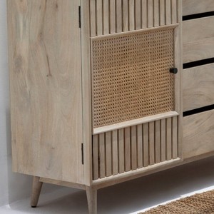 Aparador de Madera Vandana Pebble Vista para Interiores y Exteriores Modernos y Elegantes - Product Image 3