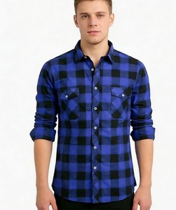 Camisas Casuales Transpirables de Algodón 100% al por Mayor, Camisas de Manga Larga con Cuello Abotonado para Hombre, Camisas Sólidas para Oficina - Product Image 2