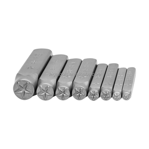 PA8-S210 HRC60 Cr-V Steel Precision Craft Stamp Punch Set for Industrial Metal Marking DIN1451 Standard - Product Image 4