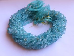 ลูกปัดโทแพซย้อมสีธรรมชาติแบบไม่เจียระไน รูปทรงก้อนหยาบ ลูกปัดพลอยโทแพซแบบเรียบ ขนาด 17 นิ้ว สำหรับทำเครื่องประดับ - Product Image 6