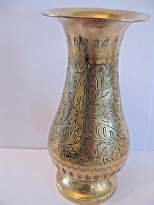 Modern Handmade Brass and <b>Copper</b> Flower <b>Vase</b> Minimalist Design Home Ornament for Living Room - Product Image 3
