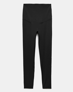 Leggings de yoga sans couture taille haute pour femme, longueur intégrale, couleur unie noire, taille élastique, en Spandex et Nylon, pour fitness et entraînement, vente en gros 2026 - Product Image 1