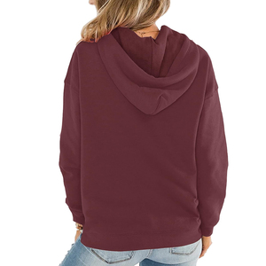 Comprar Sudadera con Capucha Oversize Personalizada para Mujer, de Forro Polar Suave, Cálida, Casual, de Corte Holgado, Estilo Urbano - Product Image 2