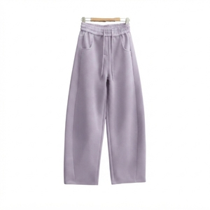 Pantalones Anchos para Hombre, Cintura Elástica con Cordón, Pantalones Casuales con Bolsillos Laterales, Tejido Transpirable de Peso Medio, Personalizados - Product Image 3