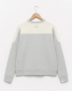 Sweat-shirt à capuche tricoté pour homme, colorblock, broderie lettres, manches raglan, col rond, décontracté - Product Image 2