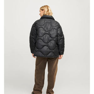 Doudoune matelassée légère et respirante à col montant pour femme, style streetwear d'hiver, rembourrée, OEM - Product Image 6