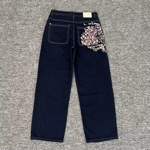 Pantalon en jean pour homme DERSCHUTZE, coupe slim droite, motif uni, poids moyen, style urbain, vente en gros - Product Image 1
