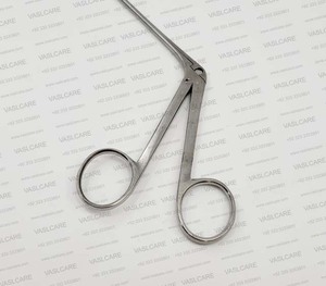 Pince à larynx droite Jackson à coupe de 4 mm, 13-5/8 pouces, instrument chirurgical ORL pour laryngoscopie de la gorge par Vaslcare - Product Image 4