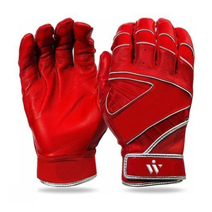 Custom Made Baseball Batting Gloves Leather Training XL Comfortable Breathable Quick-Dry Unique Design High Quality Reasonable - Product Image 6