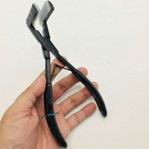 High Quality Professional Rainbow Plasma Hair Extension Plier Eco-Friendly Custom Logo <b>Silicone</b> Stainless Steel Tape Hair <b>Tool</b> - Product Image 5