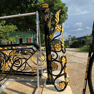 Elegant Wrought Iron Stair Railing Decorative Iron Stair Railing for Luxury Villas Hotels and Apartments with Premium Finish - Product Image 2