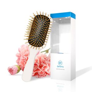Brosse à cheveux massante pour le cuir chevelu en or 24 carats Befanty pour les soins capillaires quotidiens - Product Image 1