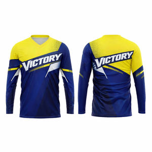 Maillot de motocross personnalisé, fabricant OEM, pour hommes, pour moto tout-terrain, MX, enduro, VTT, chemise de moto à manches longues - Product Image 1