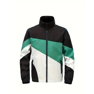 Giacca Antivento Traspirante da Uomo per Esercizio e Corsa, Resistente al Vento, Leggera con Zip, OEM ODM - Product Image 1