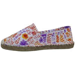 Espadrilles à feuilles persistantes vente chaude conception personnalisée chaussures plates respirant classique Simple polyvalent Durable femmes Espadrille chaussure - Product Image 1