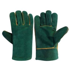 <b>Fire</b> Resistant Palm Reinforcements Welder Gloves Heavy Duty Cowhide Leather TIG Welding Gloves Industry - Product Image 5