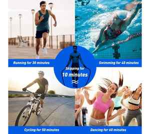 Cuerda para saltar con peso, de PVC y acero, ligera, cómoda, con espuma gruesa, para entrenamiento físico, con logotipo personalizado. - Product Image 4