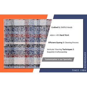 Gran alfombra de seda de lana de lujo con borde, juego de alfombras bordadas a mano para eventos, puerta de sala de estar, suministro al por mayor - Product Image 6