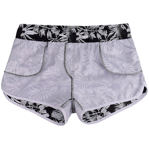 ladies tropical print shorts <b>elastic</b> <b>waist</b> shorts women printed shorts boho chic casual outfit ladies geometric print shorts - Product Image 2
