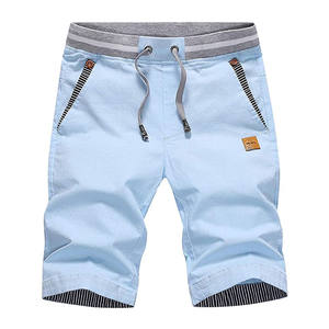 Fabricant ODM OEM – Shorts Homme Personnalisés Brodés Décontractés de Haute Qualité, Maillot de Bain 100% Coton Séchage Rapide avec Braguette Boutonnée - Product Image 1