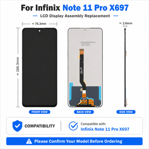 Écran LCD iPartsOrigin pour Note 11 Pro X697, 6,6 pouces, écran tactile TFT de remplacement - Product Image 6