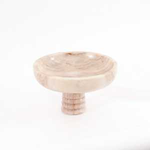 Plat de service en pierre design, aspect moderne, plateau de table écologique haut de gamme pour la décoration intérieure, les fêtes, les hôtels et les mariages - Product Image 1