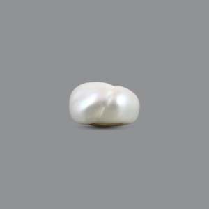 Loose Natural Keshi Pearl 4.85 Carat AA Grade Baroque Coin Freshwater Gemstone for Fine Jewelry - Product Image 3