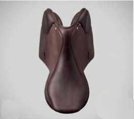 FAB English Dressage Saddle Leather Brown Wood Tree Professional Riding Equipment Model Nk13 Nickel-Plated - Product Image 4