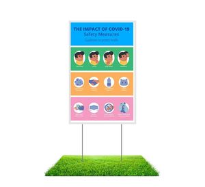 Señal de Seguridad para Jardín, Señal de Advertencia para Exteriores, Señal de PVC Corflute Impresa Personalizada, Señalización de Seguridad Resistente a los Rayos UV y a la Intemperie - Product Image 2