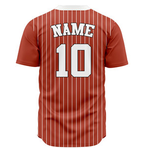 เสื้อเบสบอลแบบขายส่งสั่งทำพิเศษ ชุดยูนิฟอร์มซอฟต์บอลแบบกำหนดเองพร้อมพิมพ์ชื่อและหมายเลขด้วยเทคโนโลยีการพิมพ์แบบระเหิด - Product Image 2