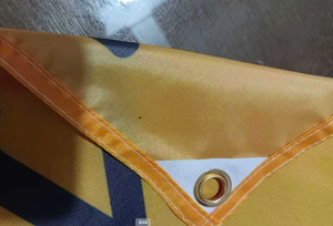 Bandera de poliéster impresa personalizada con técnica de transferencia térmica para publicidad, OEM, ODM y promoción. Tamaño personalizado disponible. - Product Image 6
