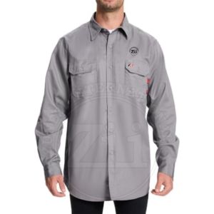 Camisas de Trabajo de Seguridad para Soldadura ZUNEZI ZI-8036, Resistentes al Fuego y al Vapor, de Manga Corta, de Algodón, para Hombre, Industriales - Product Image 5