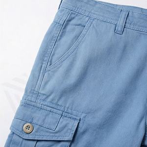 กางเกงขาสั้นผ้าสแปนเด็กซ์โพลีเอสเตอร์เนื้อแน่นสำหรับฤดูร้อน มีกระเป๋าหลายช่อง กางเกงคาร์โก้ 6 กระเป๋า ผู้ชาย แห้งเร็ว ระบายอากาศได้ดี เหมาะสำหรับใส่ทำกิจกรรมกลางแจ้ง - Product Image 5