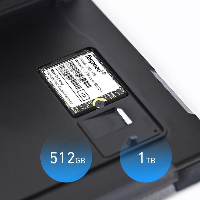 Faspeed 512GB 2280 M. 2 Nvme PCIe Hard Disk Drive HIdeal for Steam Deck, ASUS ROG Ally, MSI Claw, Mini PCs & Ultrabooks